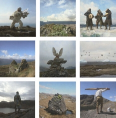 in Gr&ouml;nland (in Greenland), 2007, 52 x 52 inches 9/ 17 x 17 inches each, Archival ink jet prints, Signed, titled, dated and numbered on verso with artist label, Edition of 10