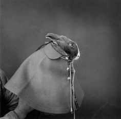A woman living by herself and her pet, 1974, Gelatin Silver Print, image 14 x 14&quot; / paper 16 x 20&quot;, Signed, titled, editioned and dated in pencil on verso, Edition of 20