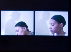 LaToya Ruby Frazier, Momme Portrait Series (Heads), 2008. Digital Video Transfer to DVD, Color, Silent, 2:00 Minutes.