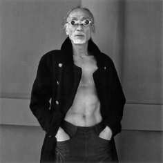A performer of butoh dance, 2001, Gelatin Silver Print, image 14 x 14&quot; / paper 16 x 20&quot;, Signed, titled, editioned and dated in pencil on verso, Edition of 20