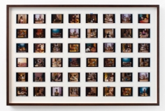 Mickalene Thomas, Polaroid Series #1, 2012, Digital Polaroid Prints, 3.5 x 4.2 inches each, Edition of 3.