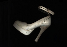 Julie&#039;s White Shoe, 2005, 20 x 24 inch C-Print, Signed, titled, dated and editioned on verso,