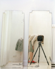 Elina Brotherus, Artist and Model Reflected in a Mirror 1, 2008. Archival pigment print. 51 x 41 inches