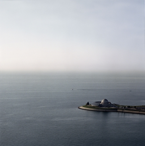Adler Planetarium, from the series Revealing Chicago, 2004.&nbsp;Archival pigment print, 30 x 30 or 40 x 40 inches.