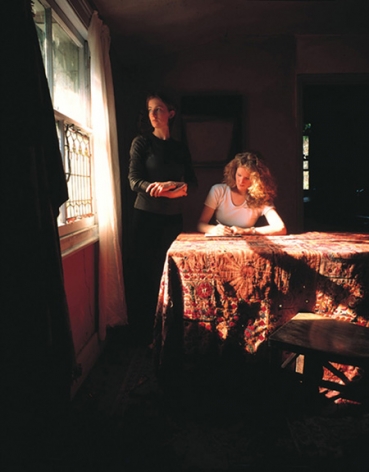 Girl Writing an Affidavit, 1997, 24 x 20 or 60 x 48 inch Cibachrome print