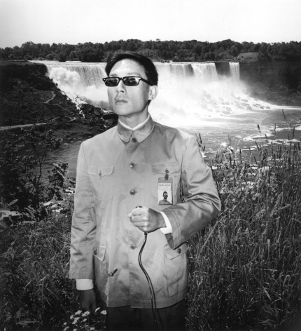 Niagara Falls, New York, 1984.&nbsp;Gelatin silver print, 16 x 16 inches.