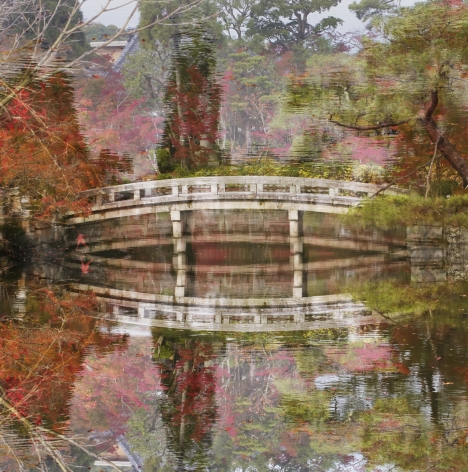 Floating Bridge, from the series&nbsp;Floating World,&nbsp;2016, 47 1/4 x 47 1/4 inch archival pigment print&nbsp;